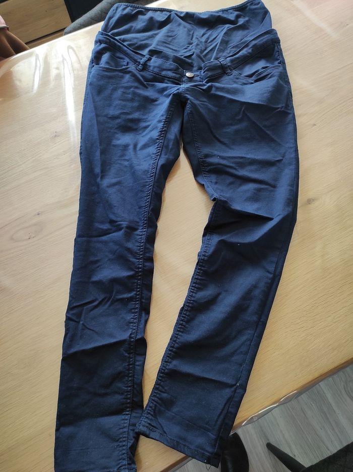 Pantalon marine maternité - photo numéro 1