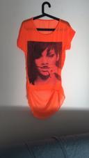 Tee shirt orange