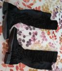 Bottes daim noires