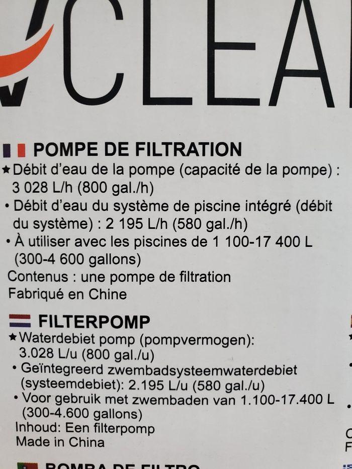 Pompe de Filtration piscine BESTWAY FLOWCLEAR 58386. - photo numéro 2