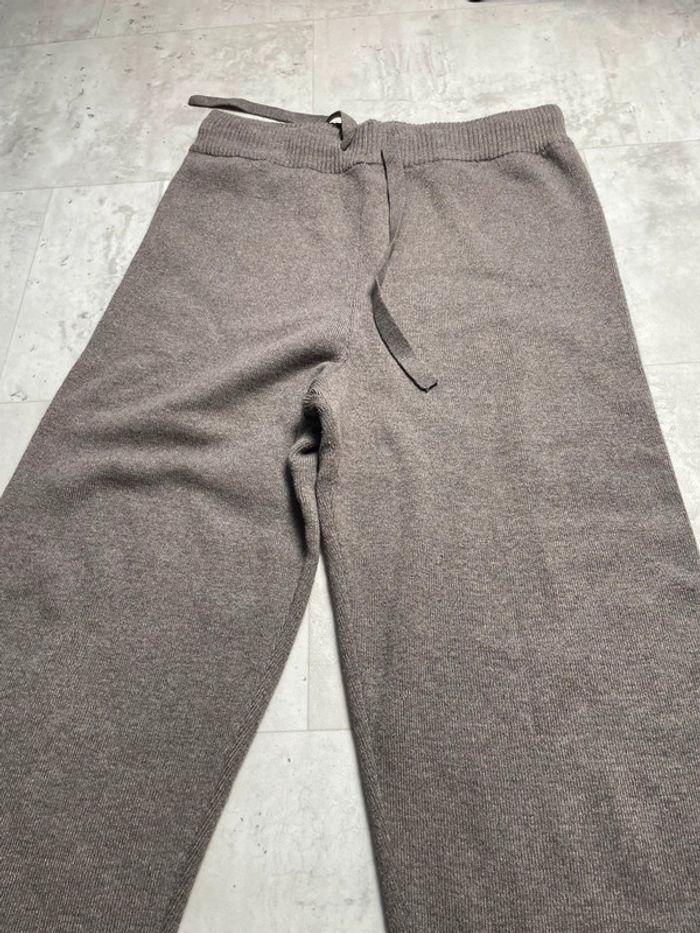 Pantalon jogger regular fit en  laine melangé - photo numéro 3