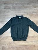 Pull , polo boutonné homme Octobre Paris , taille M petit laine mérinos