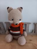 Renard amigurumi au crochet