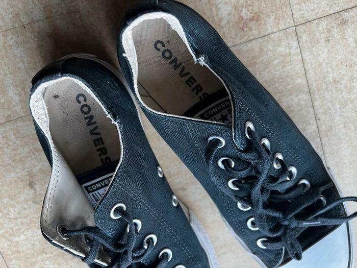 Converse montantes noir 41 bon état - photo numéro 6