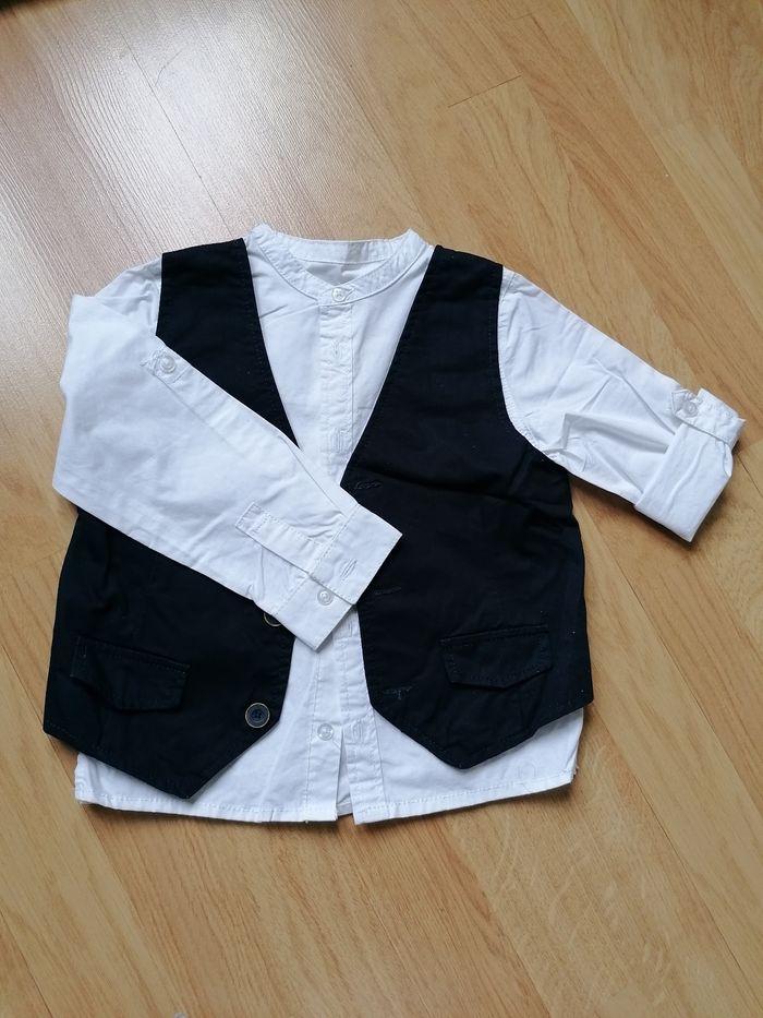 Chemise col mao taille 3 ans - photo numéro 1