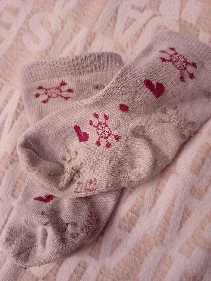 Lot 2 paires de chaussettes 19-22 / 21-23 - photo numéro 2