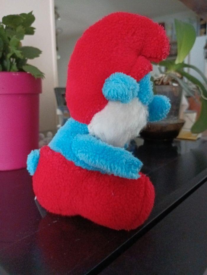 Peluche Grand Schtroumpf des années 80 - photo numéro 3