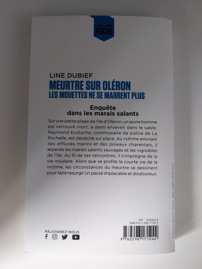 Livre "Meurtre sur Oléron" Line Dubief - photo numéro 2