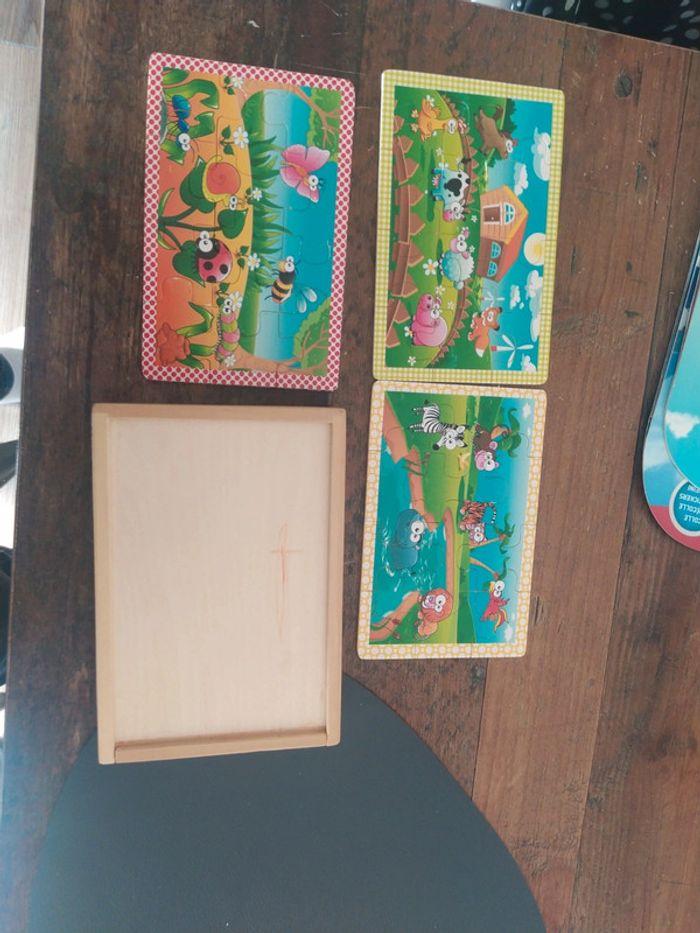 3 puzzles en boîte - photo numéro 2