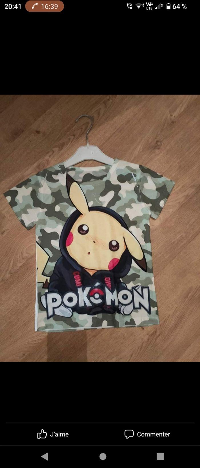 Tee short pokémon