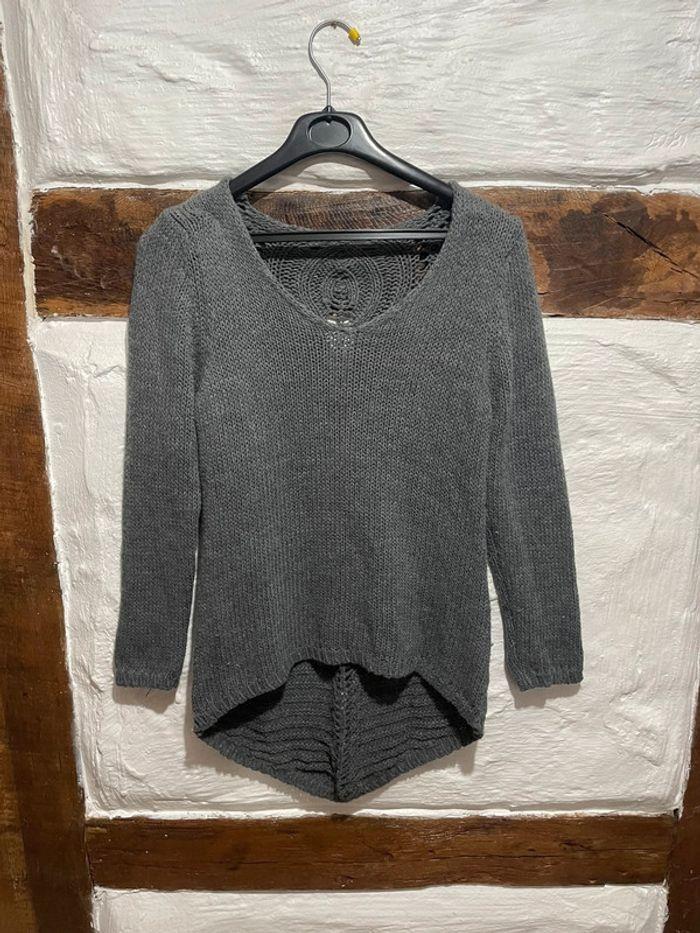 pull gris femme - photo numéro 2