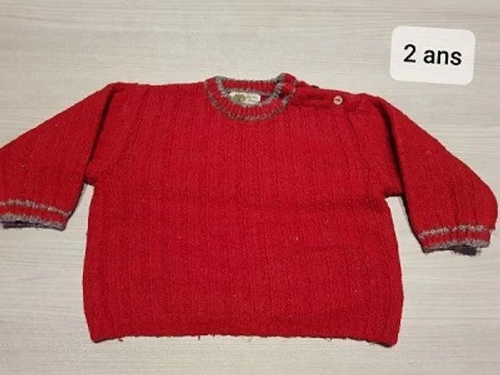 Pull en laine 2 ans