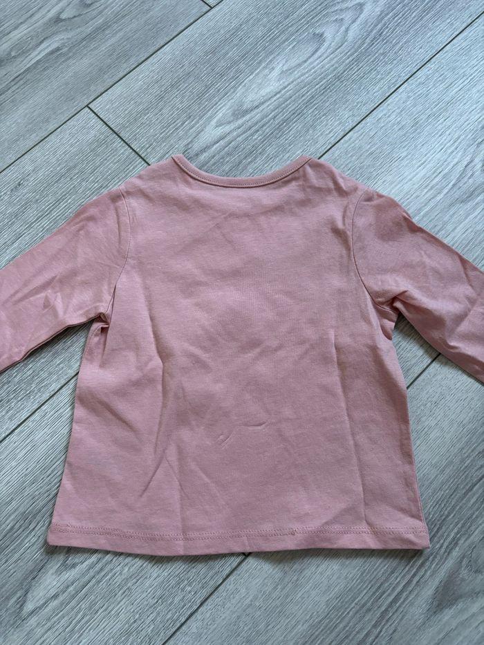 T-shirt rose bébé fille neuf tex baby - photo numéro 5