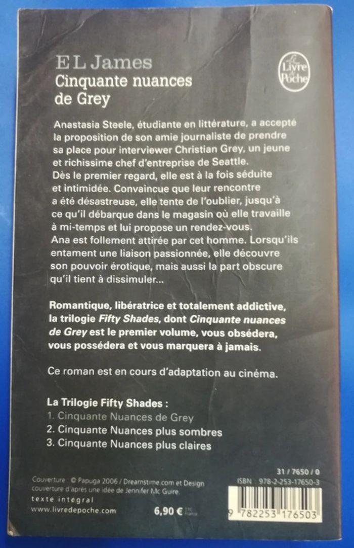 Trilogie Cinquante nuances - photo numéro 2