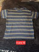 Tee shirt garçon 4 ans