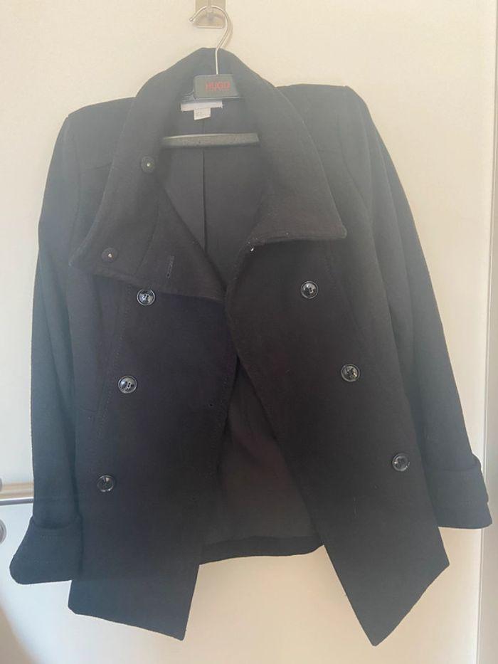 Manteau femme court noir taille 36 H&M - photo numéro 1