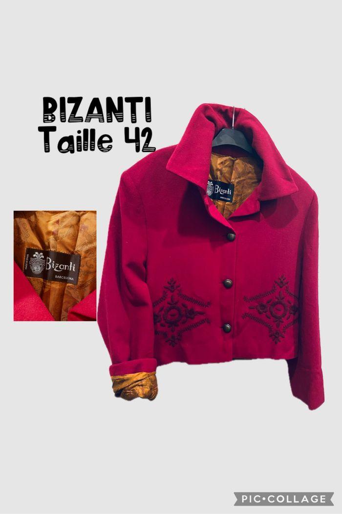 Veste BIZANTI cashmere /laine taille 42 - photo numéro 1