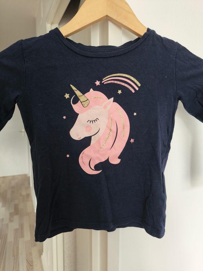 T-shirt manches longues licorne - photo numéro 1