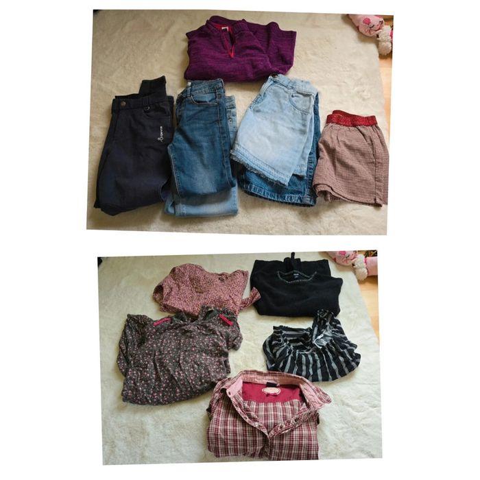 Lot revendeur gros lots vetements 10 et 12 ans fille 12 pieces