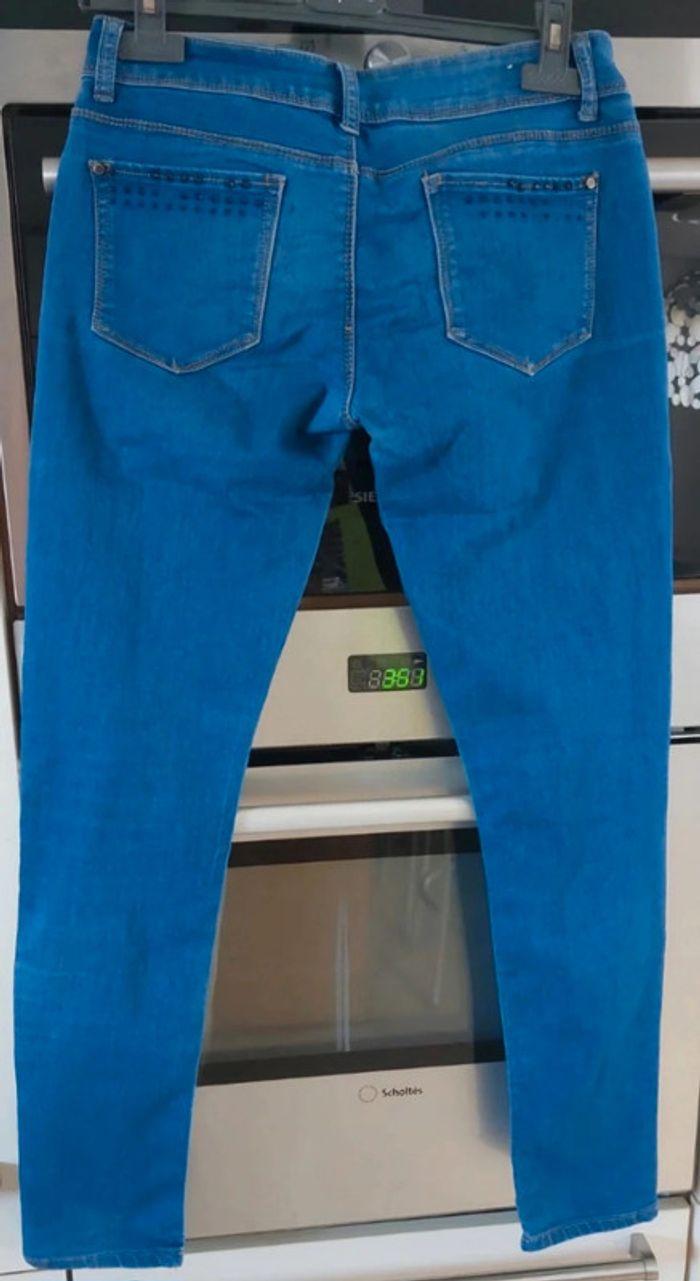 Jeans bleu taille basse - photo numéro 3