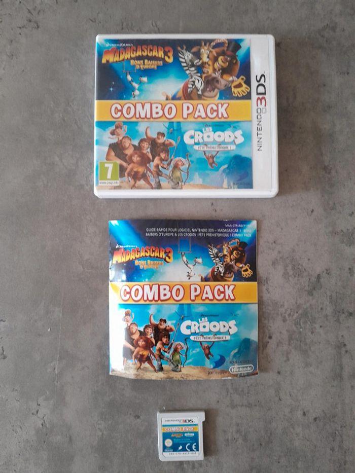 Combo pack : Madagascar 3 & The Croods jeu Nintendo 3DS Complet - photo numéro 1