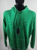 Sweat à capuche vert AWDIS – taille M