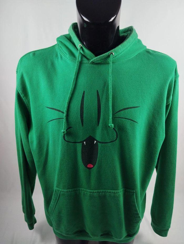 Sweat à capuche vert AWDIS – taille M - photo numéro 1