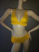 maillot de bain 2 pièces jaune chlamys varia taille 42