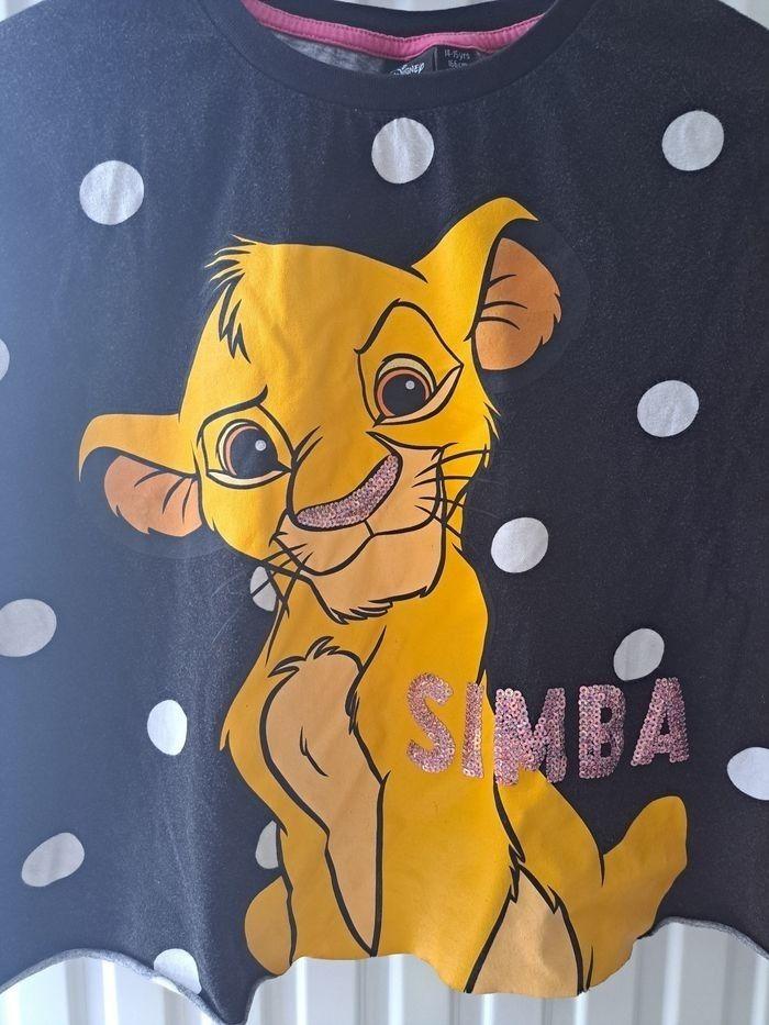 T-shirt simba roi lion disney 10/14 ans - photo numéro 2