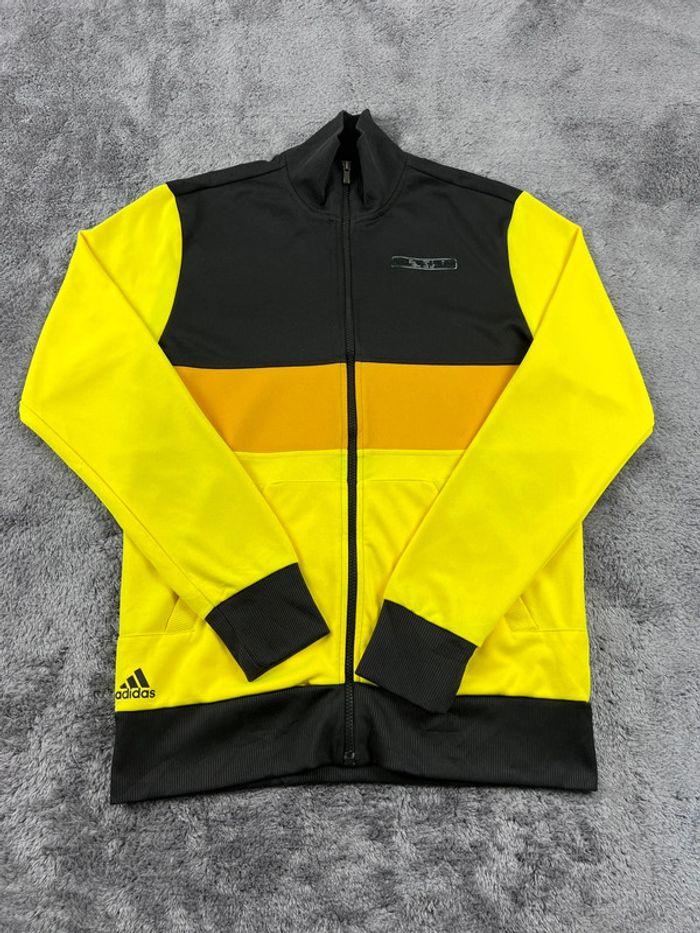 👕 Veste de sport Adidas Chelsea Noir et Jaune Taille M 👕 - photo numéro 1