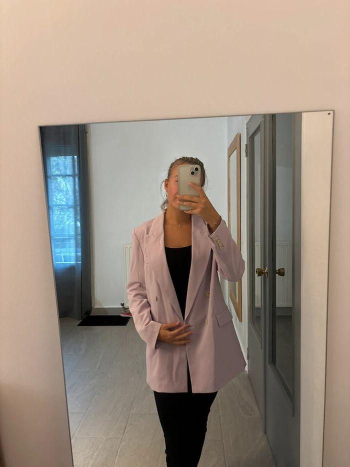 Beau blazers lilas h&m neuve - photo numéro 2