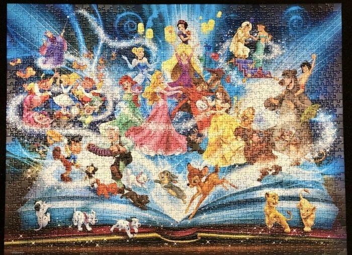 Puzzle 1500 pièces Livre magique des contes Disney 💙 - photo numéro 3