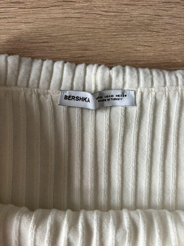 Haut épaule dénudée blanc bershka - photo numéro 2