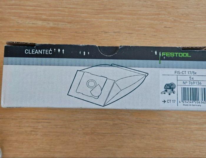 Sac filtre aspirateur festool FIS-CT 17/5x n°769136 - photo numéro 2