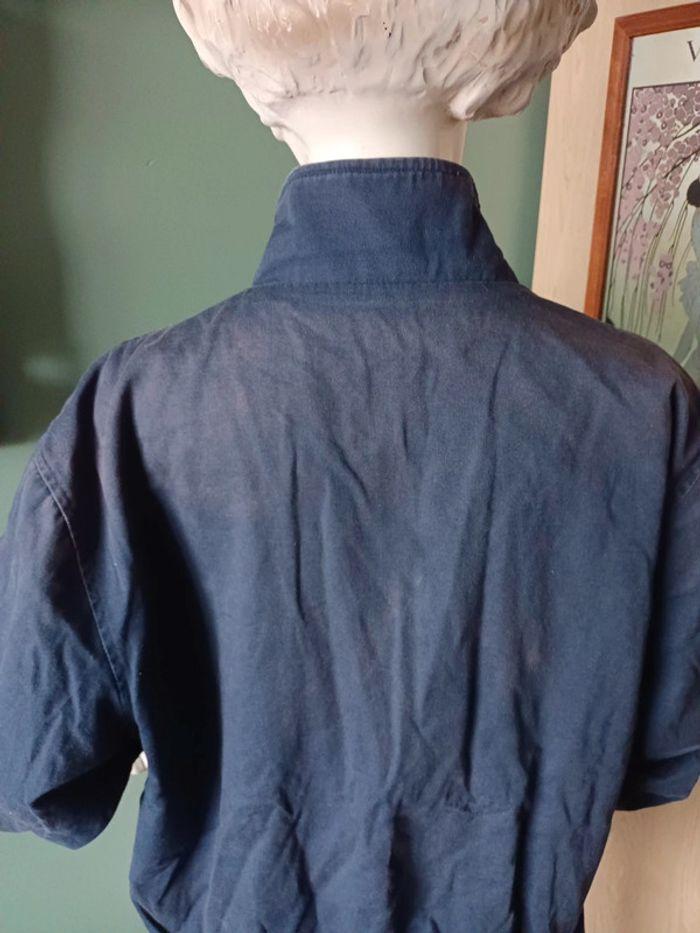 Blouson bleu vintage L - photo numéro 14