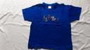 Tee-shirt  bleu motif lettres