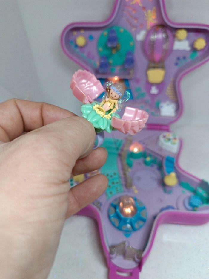 Polly pocket bluebird étoile grande fushia fée fairy ring bague tulipe rose flower fleur fairylight - photo numéro 13