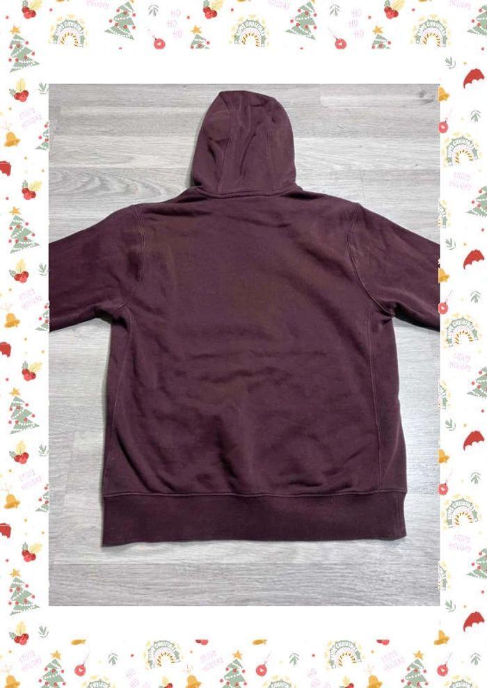 👕 Sweat à capuche Nike logo brodé Marron Taille S 👕 - photo numéro 2