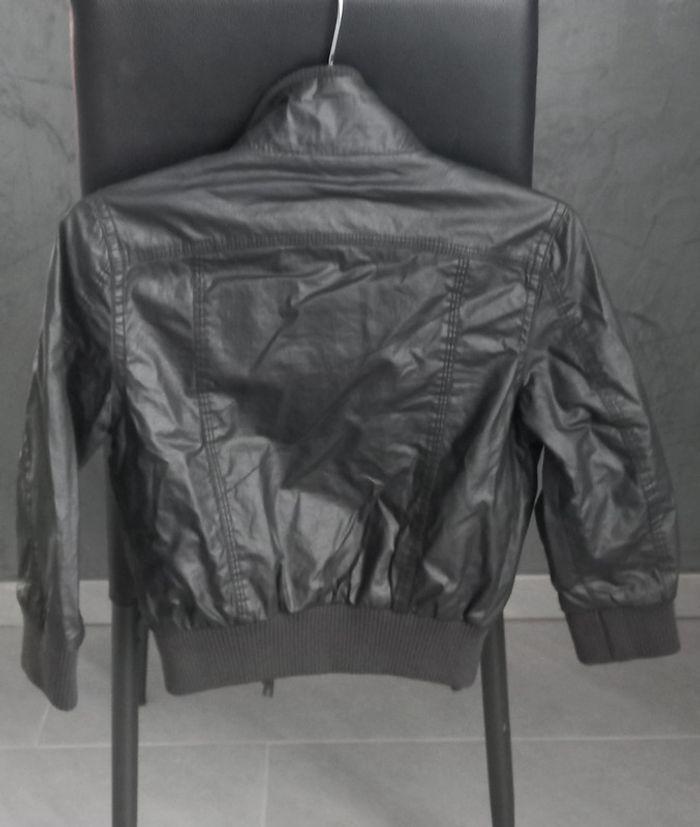 Veste garçon noire simili cuir. Srk Originals - photo numéro 3