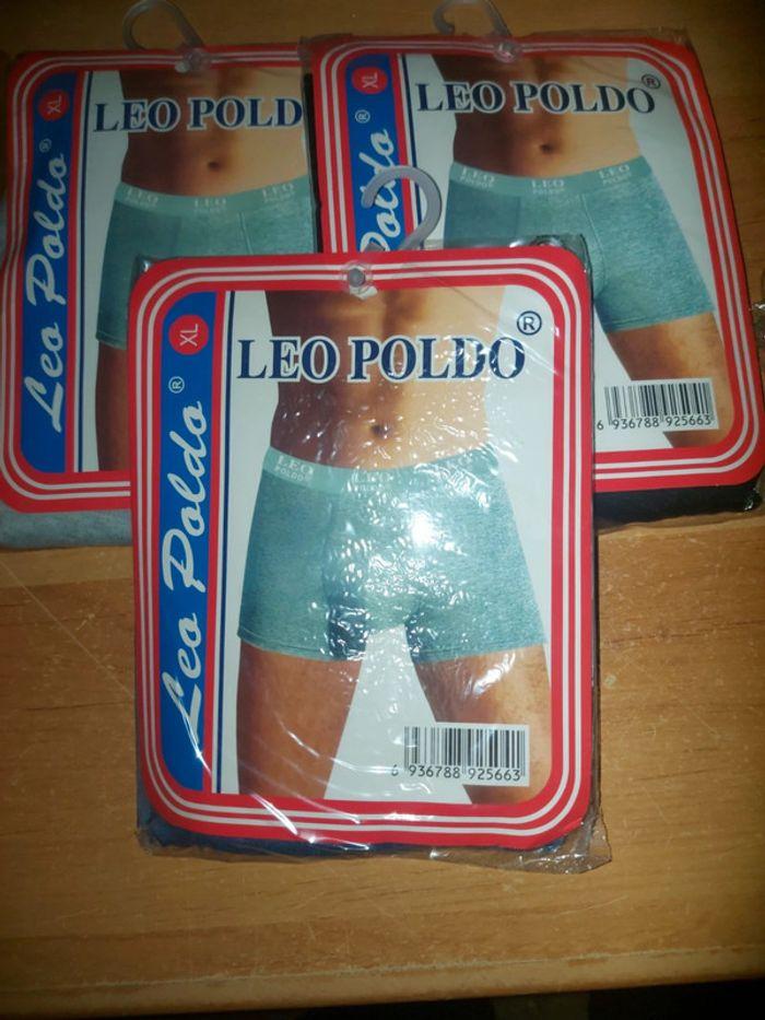 Lot de 10 boxer leo poldo taille xl emballage individuelle produit neuf - photo numéro 2