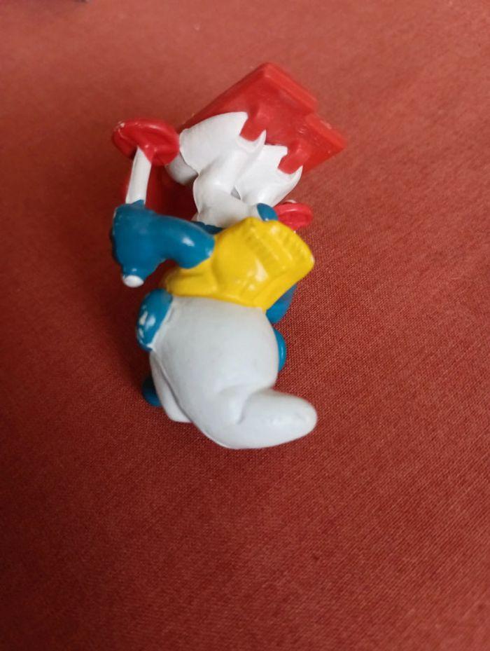 Le Schtroumpf skieur figurine des années 80 - photo numéro 6