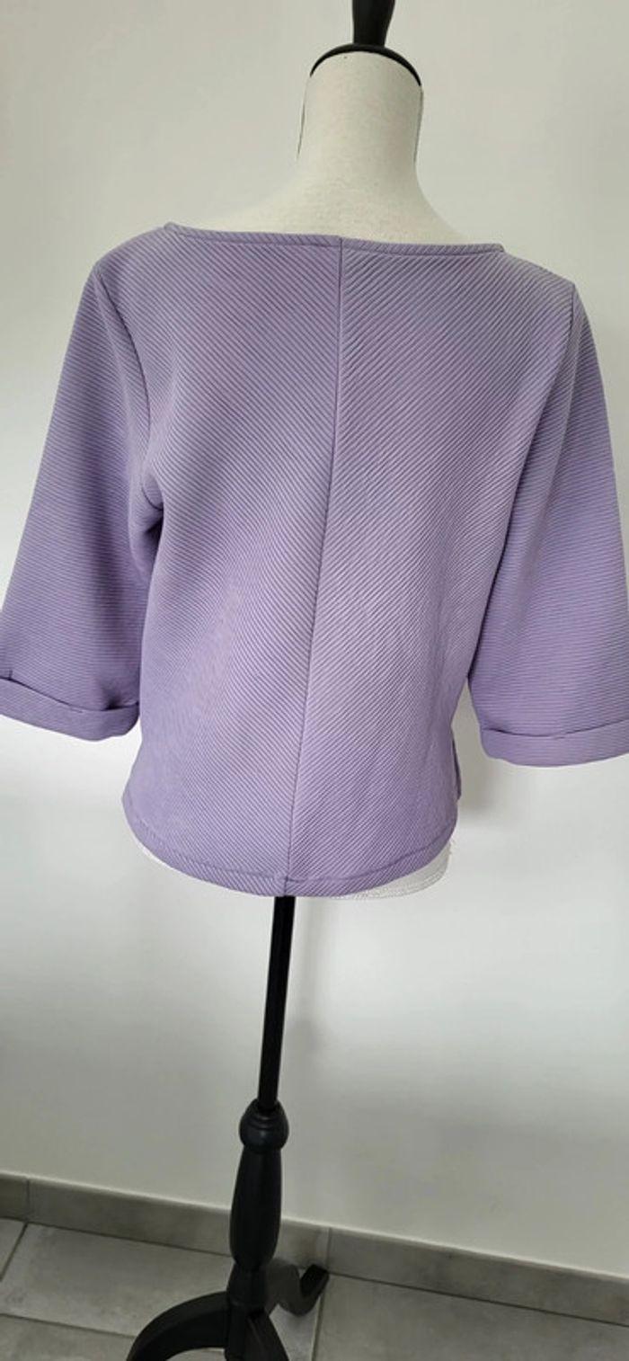 Blouse violette - photo numéro 3