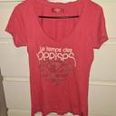 Tee shirt rose Le temps des cerises femme t 38