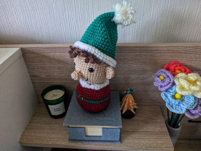 Lutin de Noël au crochet - photo numéro 3