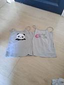 Lot de 2 maillots de corps à bretelle Zeeman 6-8 ans