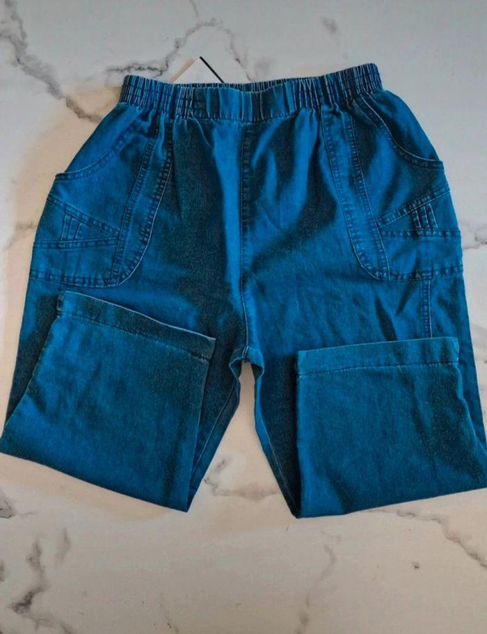 Pantalon court bleu marine - photo numéro 2