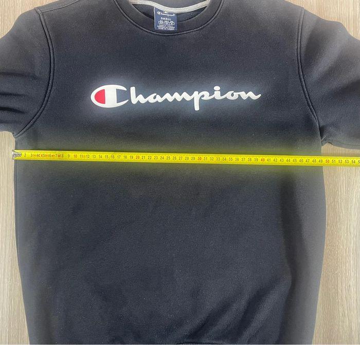 Sweat champion noir S y2k vintage - photo numéro 6