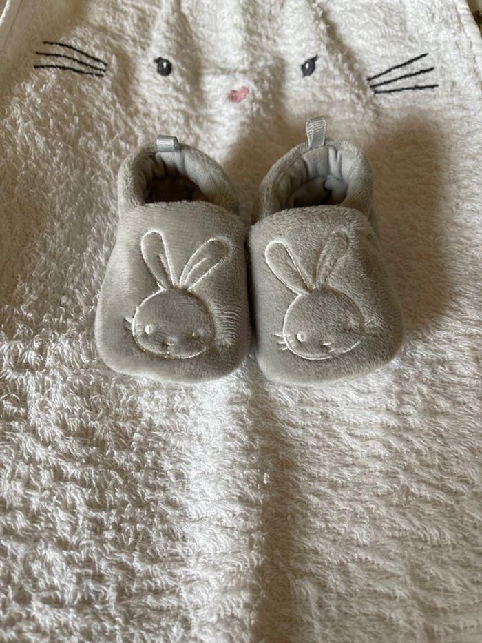 Chaussons bébé mixte lapin - photo numéro 2