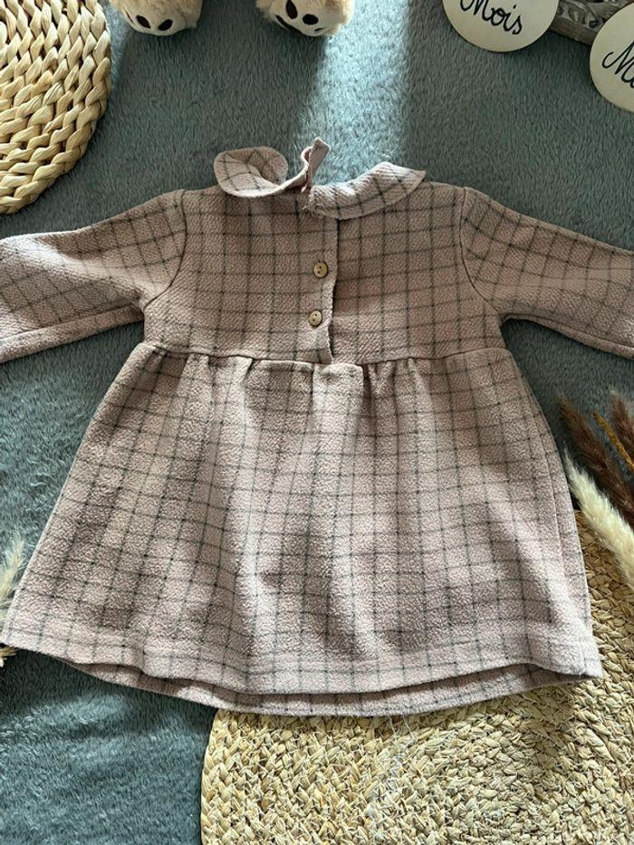 Robe Zara 3/6 mois 68 cm fille - photo numéro 4