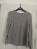 Pull Naf-Naf gris taille M